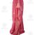 Salmon creme big bamboo leaves with double S border batik
